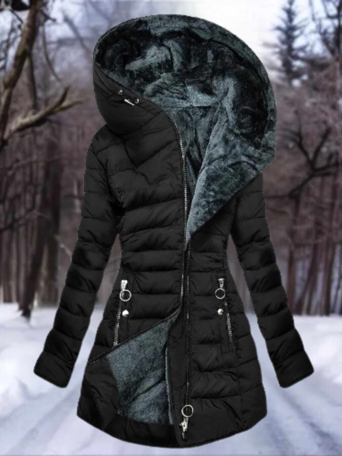 Vela | Warmer Plush Coat for Women