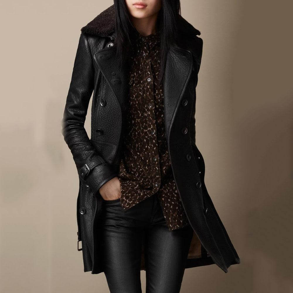 Emily | Leather Coat